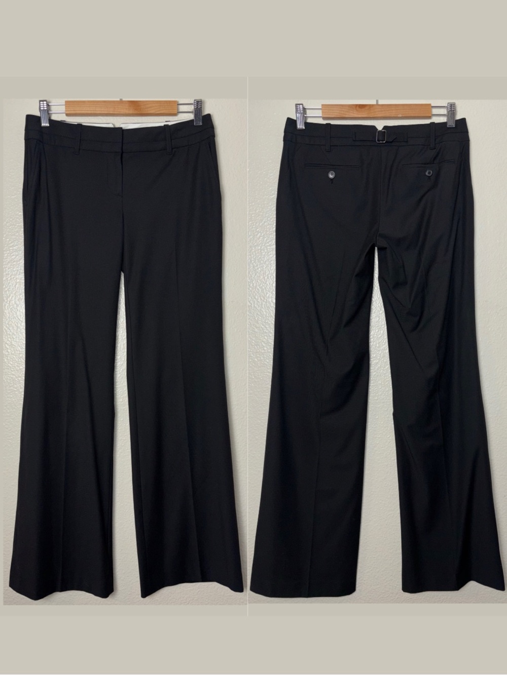 LOFT Ann Taylor Marisa Trouser Dress pants Black Bootcut flare woman's size 2
